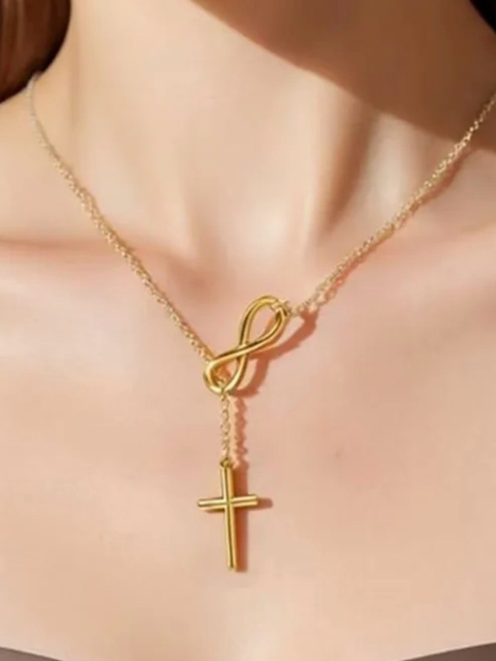18K Gold-Plated Stainless Steel Unisex Necklace